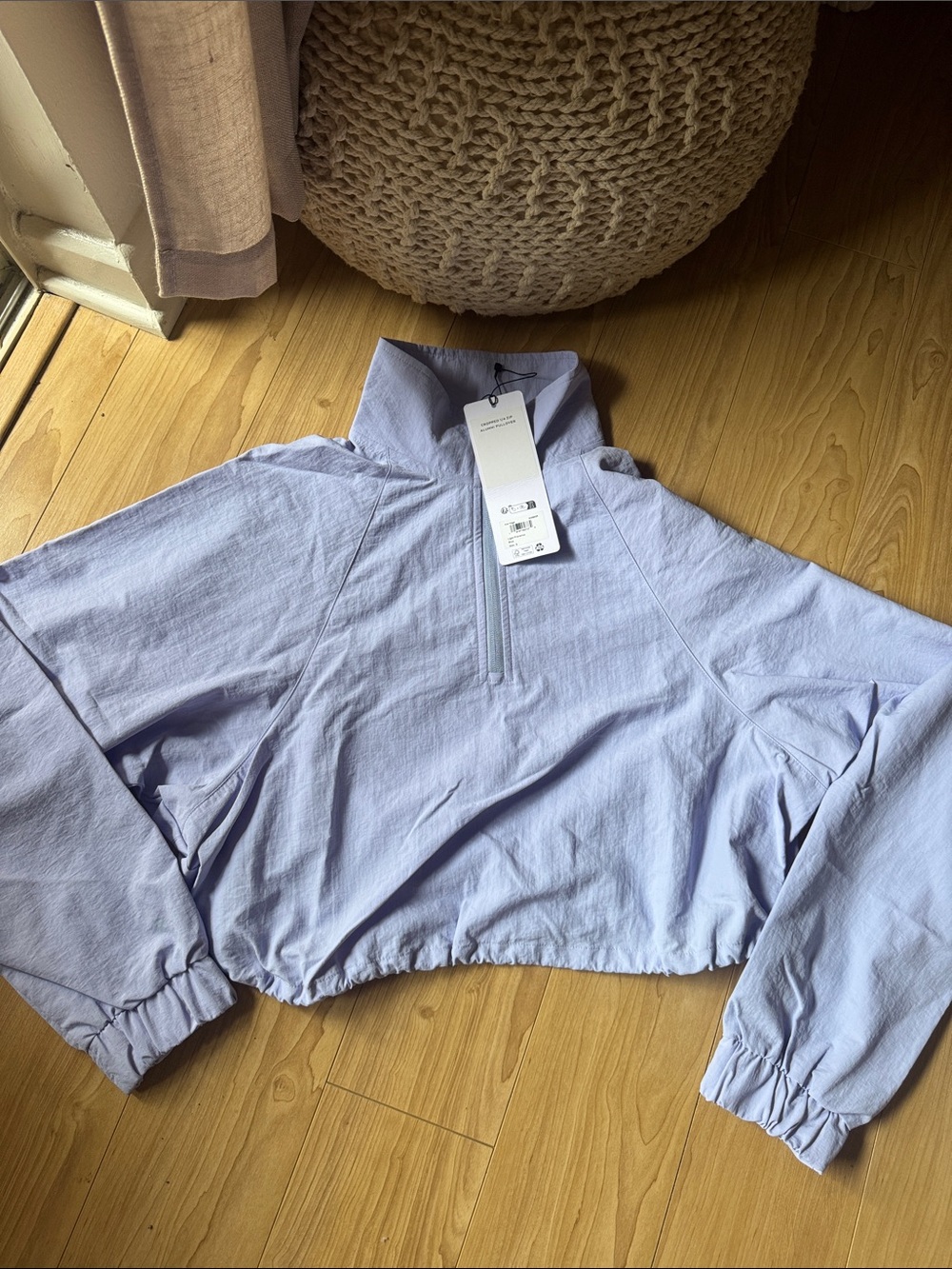 ALO Yoga CROPPED 1/4 ZIP ALUMNI PULLOVER
